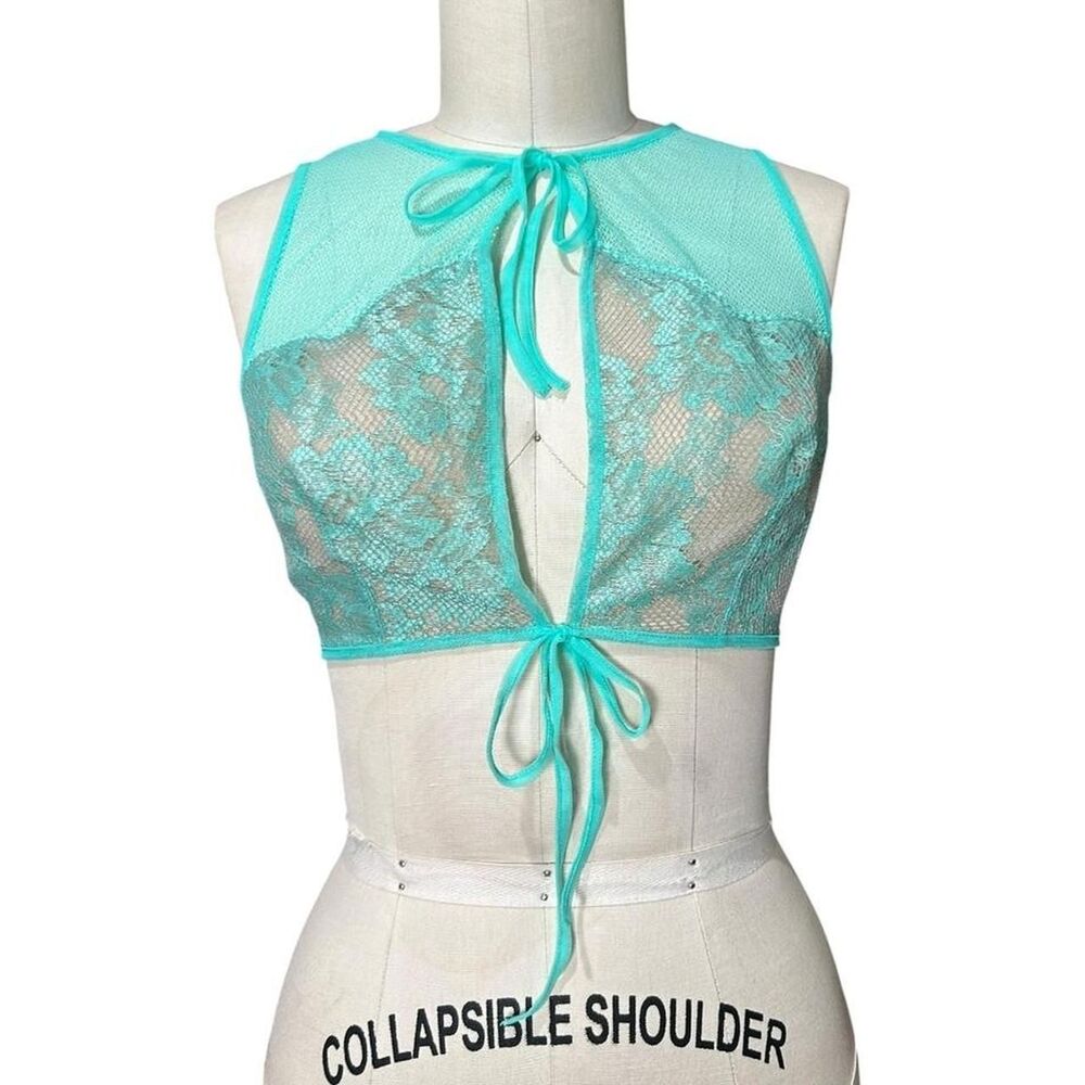 Victoria-s-secret Women's Blue and Green Bra